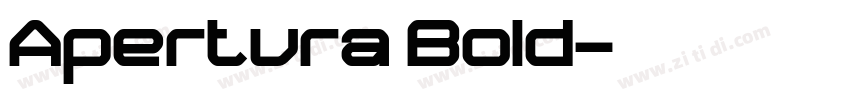 Apertura Bold字体转换 Apertura Bold字体转换